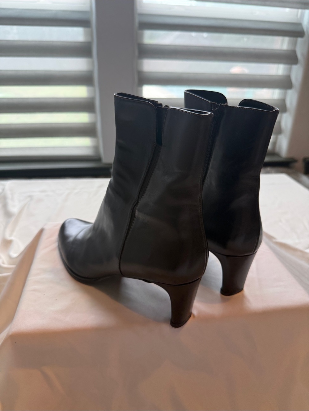 Classic Brown Women's Leather Ankle Boots